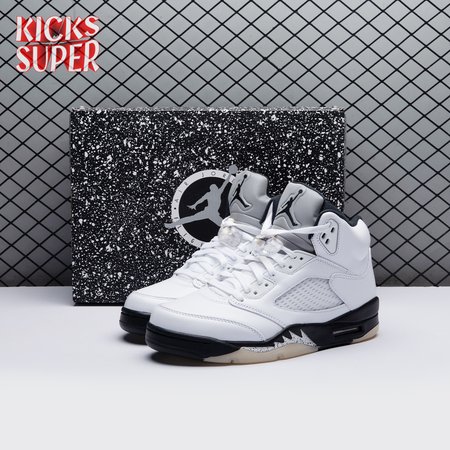 Air Jordan 5 White and Black DD0587 110 Men's