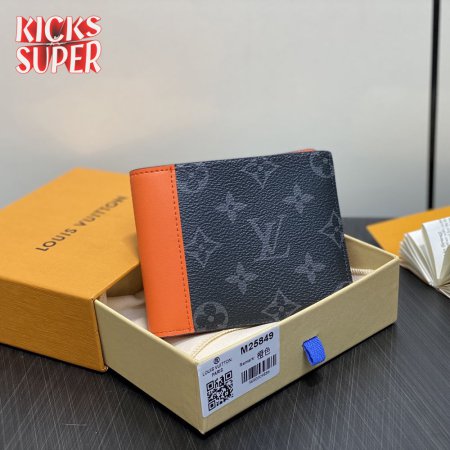 Wallet Black Orange