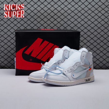 Off-White x Air Jordan 1 Retro High OG BG 'White' 2018 Unisex