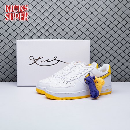 Nike Air Force 1 Low Retro QS Kobe Bryant Lakers Home FZ1151-100 Unisex