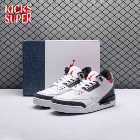 Air Jordan 3 Retro Denim SE 'Fire Red' Men's