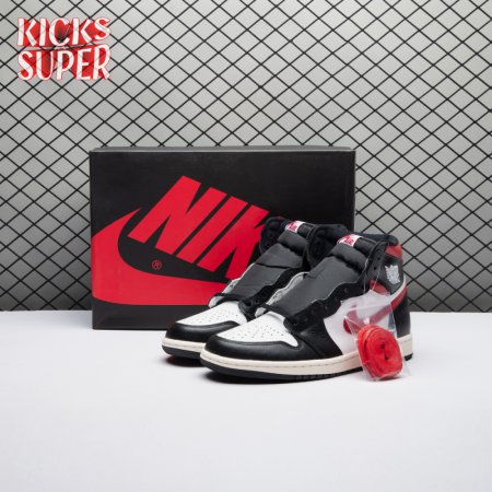 Jordan 1 Retro High Black Gym Red Men's