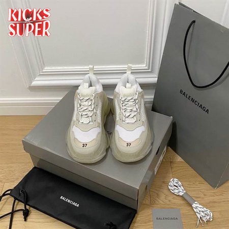 BALENCIAGA MEN'S TRIPLE S SNEAKER CLEAR SOLE - BB201