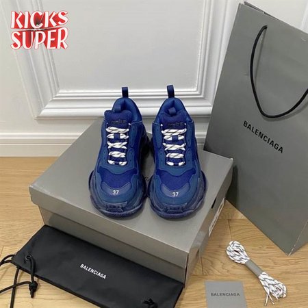 BALENCIAGA MEN'S TRIPLE S SNEAKER CLEAR SOLE - BB198