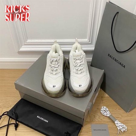 BALENCIAGA MEN'S TRIPLE S SNEAKER CLEAR SOLE - BB192