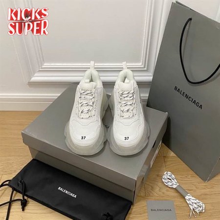 BALENCIAGA MEN'S TRIPLE S SNEAKER CLEAR SOLE - BB191