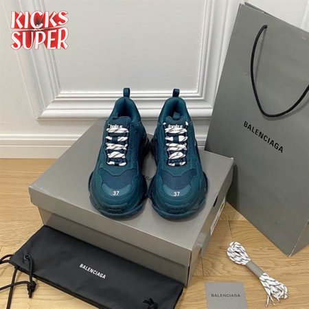 BALENCIAGA MEN'S TRIPLE S SNEAKER CLEAR SOLE - BB186