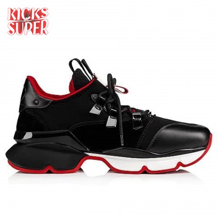 CHRISTIAN LOUBOUTIN RED- RUNNER SNEAKER - CL58