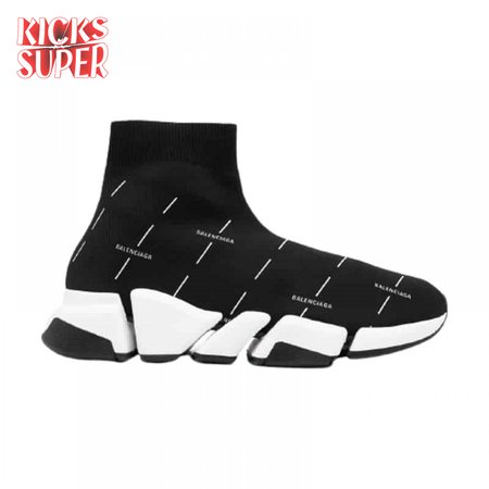 BALENCIAGA SPEED 2.0 LOGO-PRINT SNEAKERS - BB152