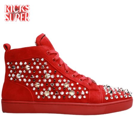 CHRISTIAN LOUBOUTIN HIGH TOP SNEAKER - CL6