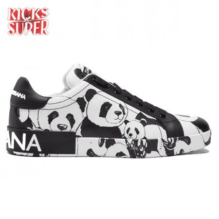 DOLCE & GABBANA PORTOFINO SNEAKERS IN PRINTED NAPPA CALFSKIN - DG 11