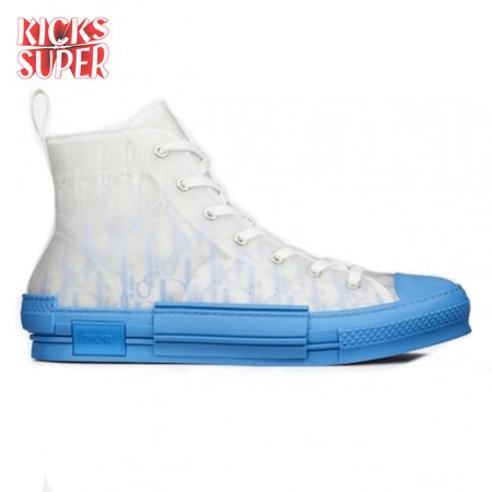 B23 HIGH-TOP SNEAKER WITH GRADIENT BLUE DIOR OBLIQUE CANVAS