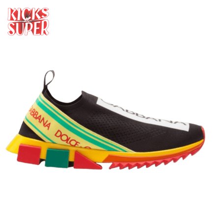 DOLCE & GABBANA STRETCH MESH SORRENTO SNEAKERS WITH LOGO - DG47