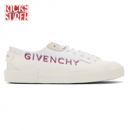 GIVENCHY WHITE SIGNATURE LIGHT TENNIS SNEAKER - GVC41