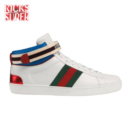 GUCCI STRIPE ACE HIGH-TOP SNEAKER - GC51