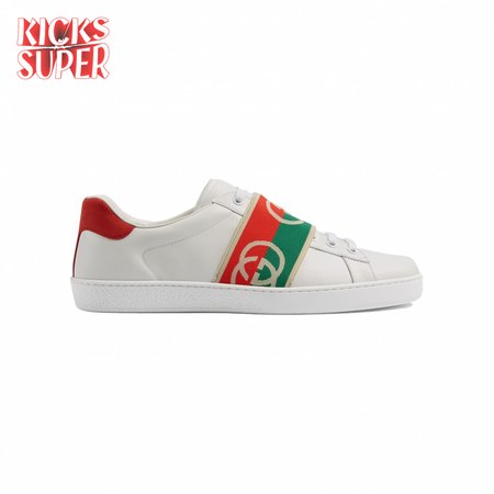 GUCCI MEN'S ACE SNEAKERS WITH ELASTIC WEB - GC213