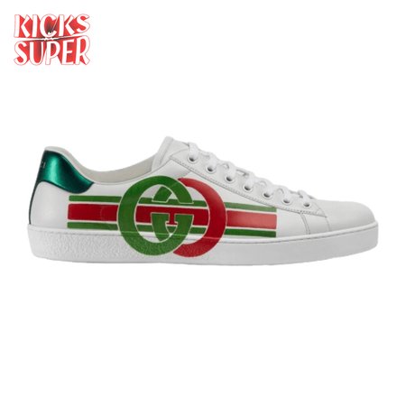 GUCCI MEN'S ACE SNEAKER WITH INTERLOCKING G - GC8