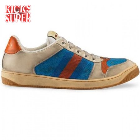 GUCCI SCREENER LEATHER SNEAKER - GC54