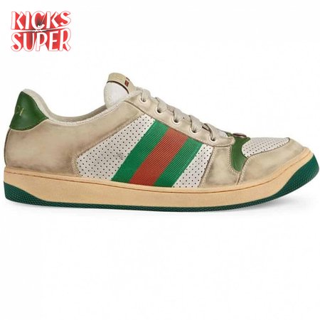 GUCCI SCREENER LEATHER SNEAKER - GC53