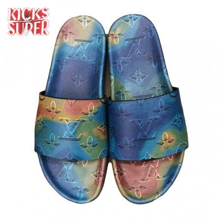 monogram 3d effect print slides - s44